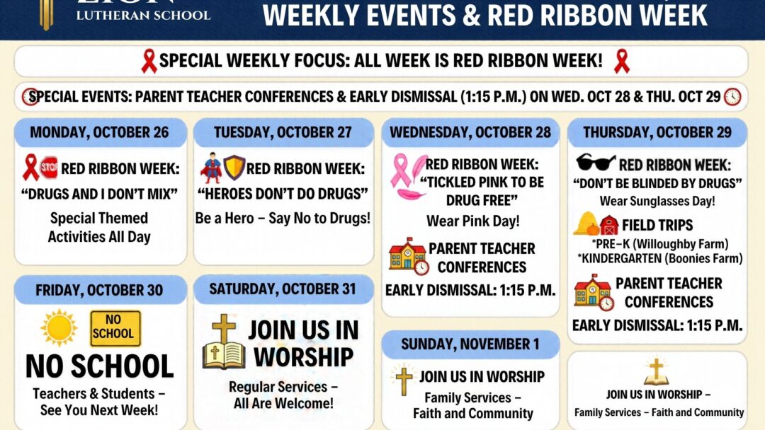 Events for the Week October 25-Nov. 1